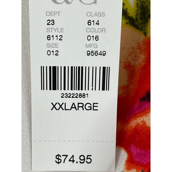 New York & Company floral crepe dress, size XXL NWT - Picture 3 of 13